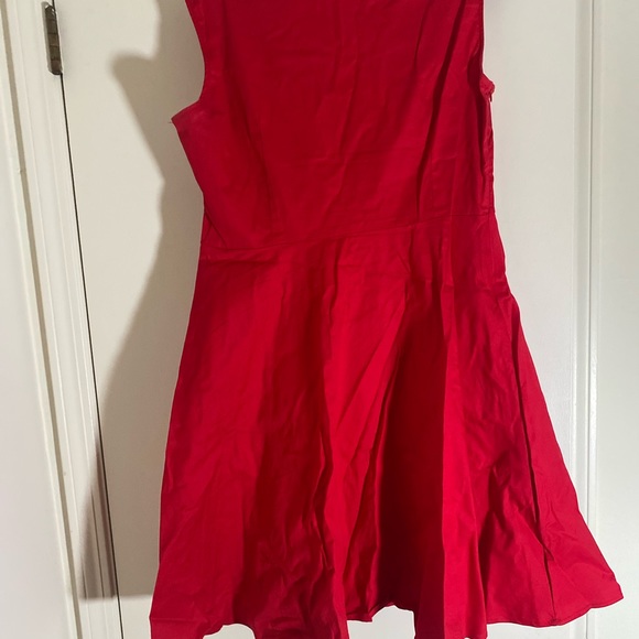 Women's Polka Dot Retro Vintage Style Cocktail Party Swing Dress size 4XL - Picture 4 of 9